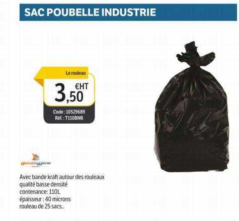 sac poubelle industrie