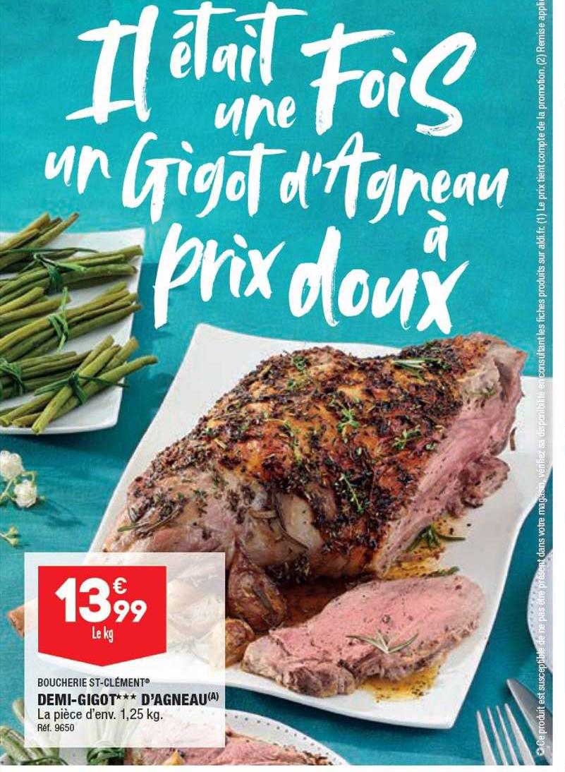 demi-gigot d'agneau boucherie st-clément