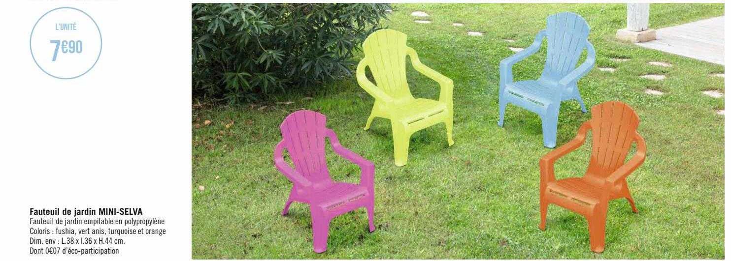 Fauteuil De Jardin Mini-selva
