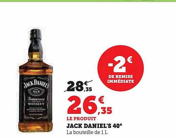 jack daniel's 40°
