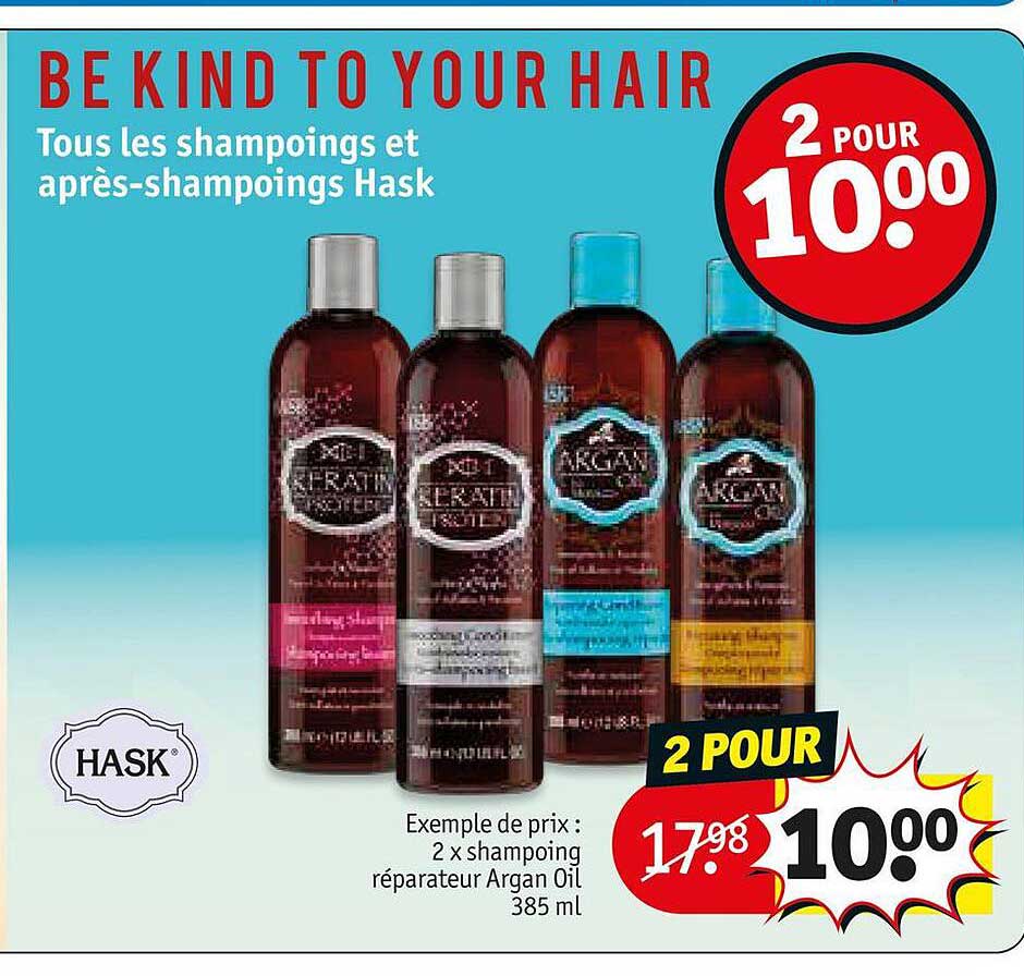 les shampoings et après-shampoings hask
