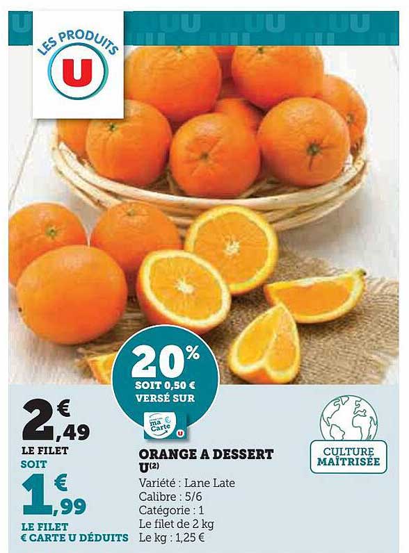 Orange à Dessert U