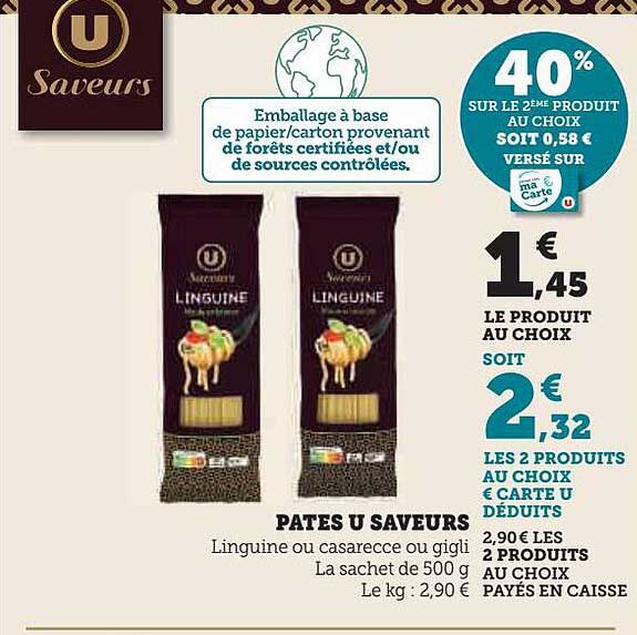 Pâtes U Saveurs