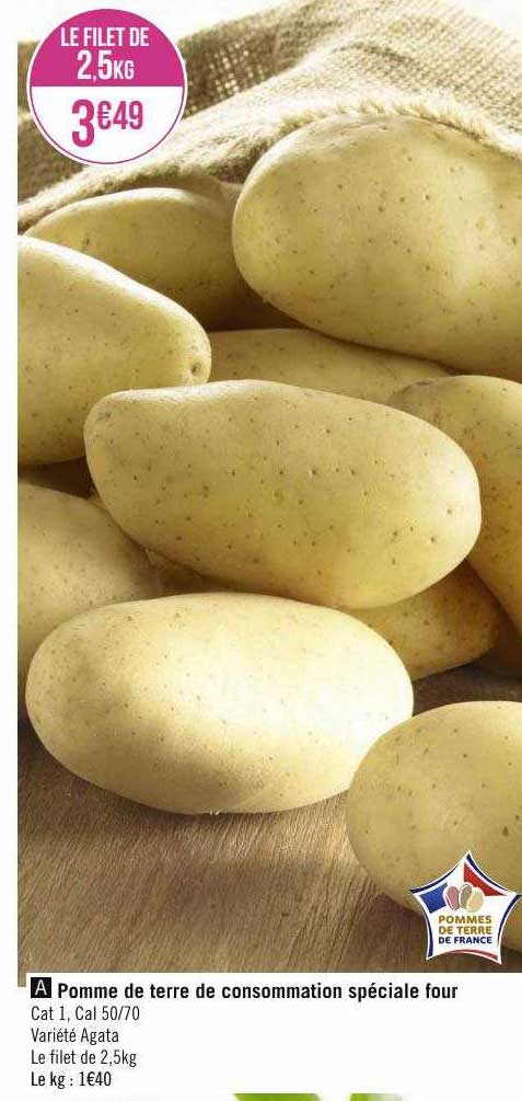 Pomme De Terre De Consommation Spéciale Four