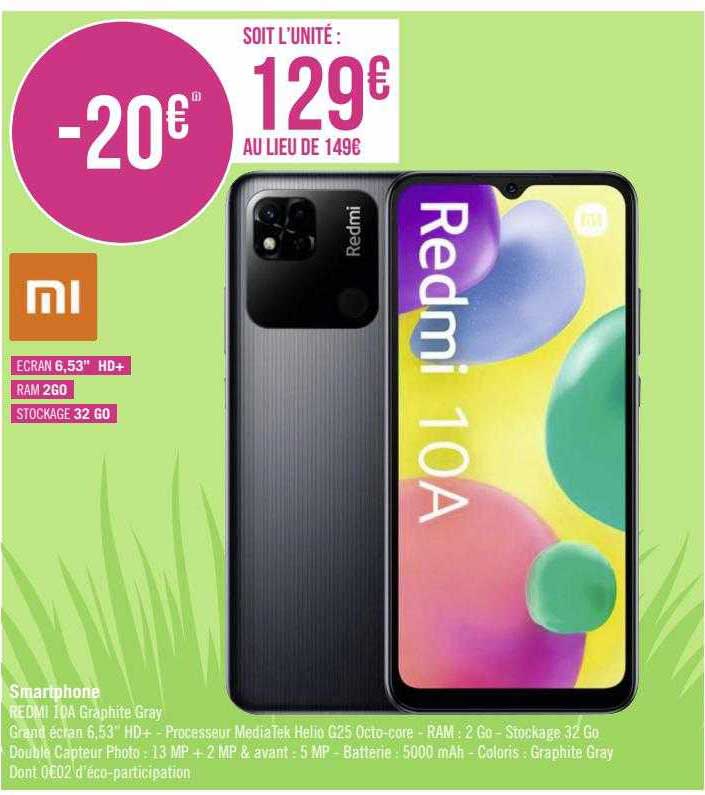 Smartphone Redmi 10A