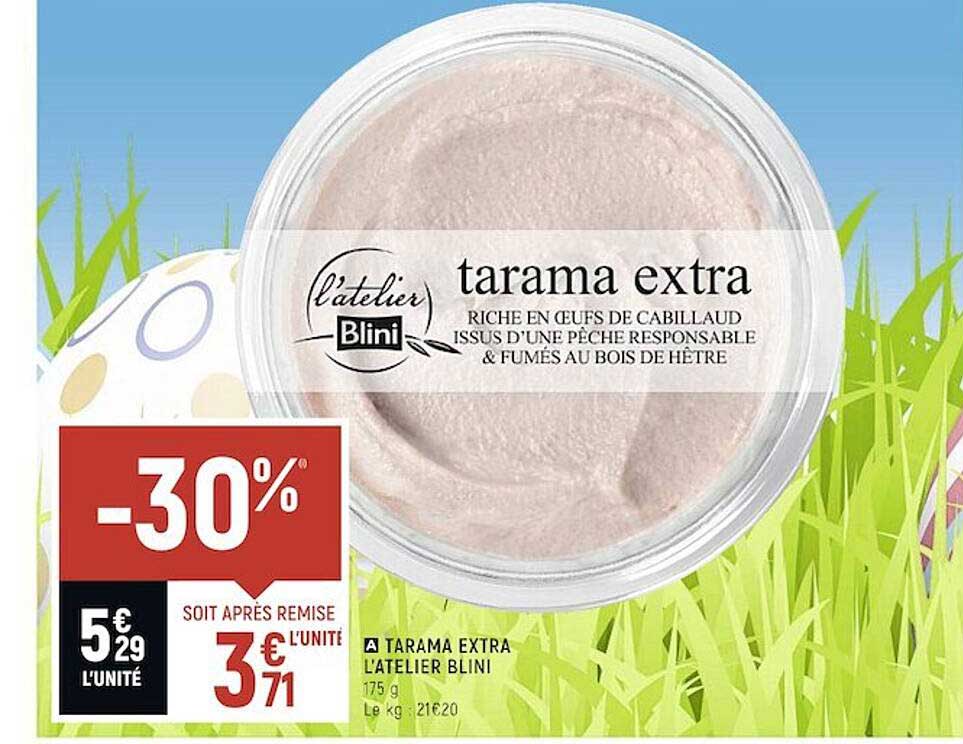 tarama extra l'atelier blini
