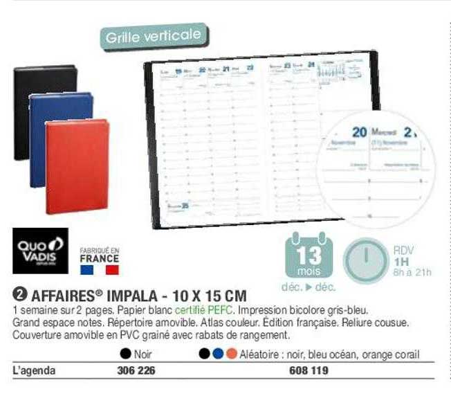 affaires impala - 10 x 15 cm quo vadis