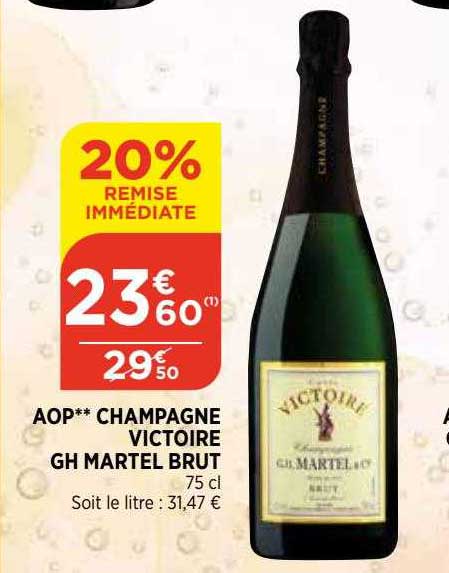 aop champagne victoire gh martel brut