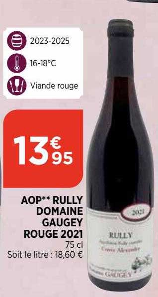 aop rully domaine gaugey rouge 2021