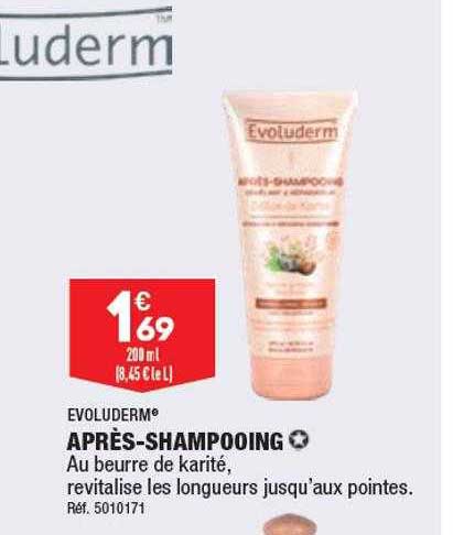 après-shampooing evoluderm