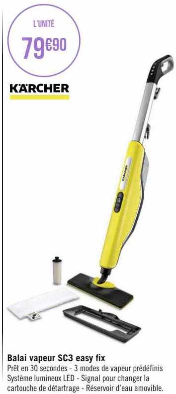 balai vapeur sc3 easy fix kärcher