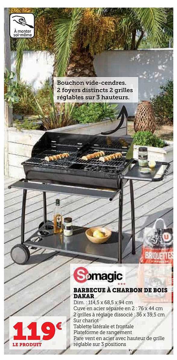 barbecue à charbon de bois dakar somagic