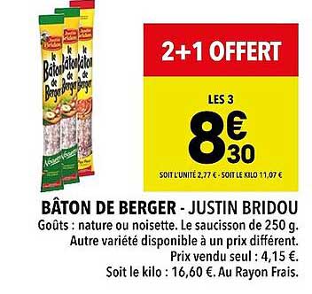 bâton de berger justin bridou
