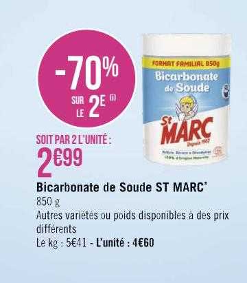 bicarbonate de soude st marc
