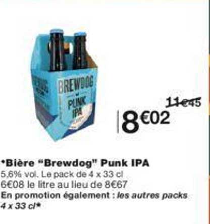 bière "brewdog" punk ipa