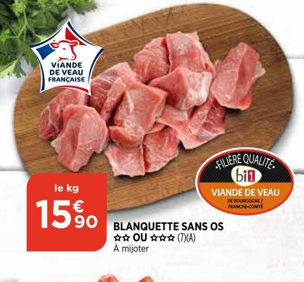 blanquette sans os