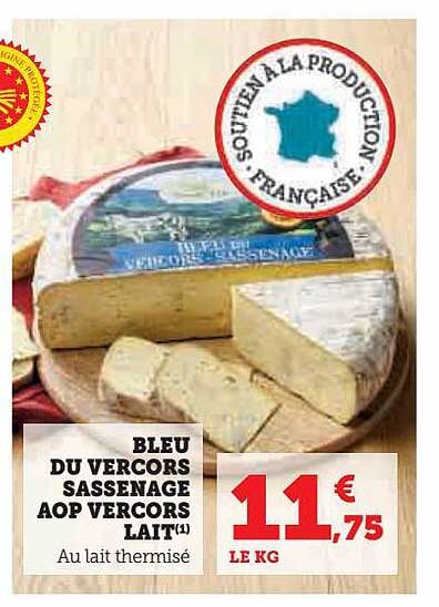 bleu du vercors sassanage aop vercors lait