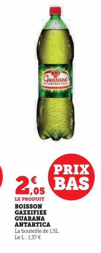 boisson gazéifiée guarana antartica