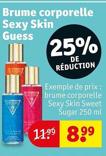 brume corporelle sexy skin guess