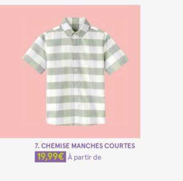 Chemise Manches Courtes