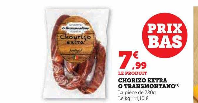 chorizo extra o transmontano