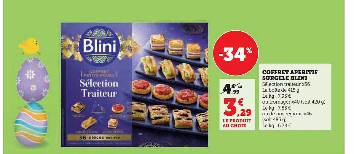 Coffret Apéritif Surgelé Blini