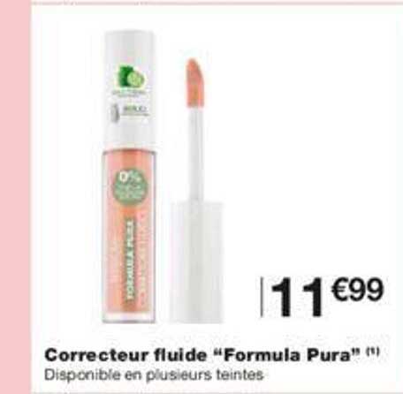 correcteur fluide "formula pura"