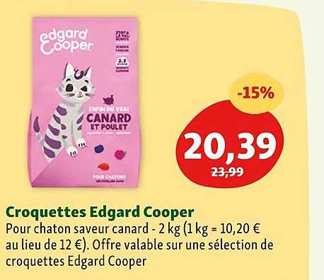 croquettes edgard cooper