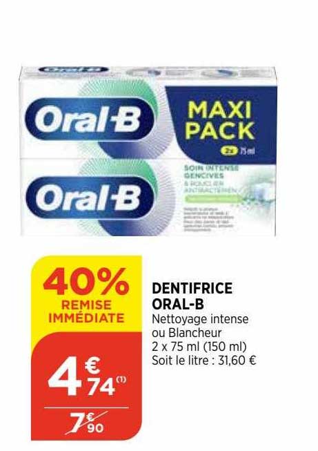 dentifrice oral-b