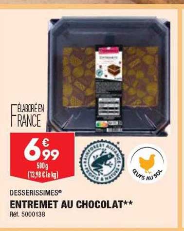 desserissimes entremet au chocolat