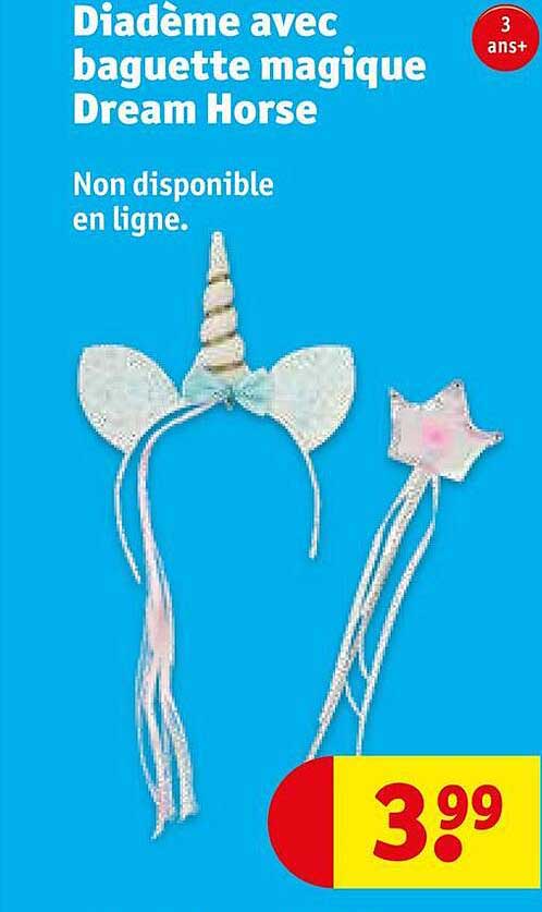 diadème avec baguette magique dream horse