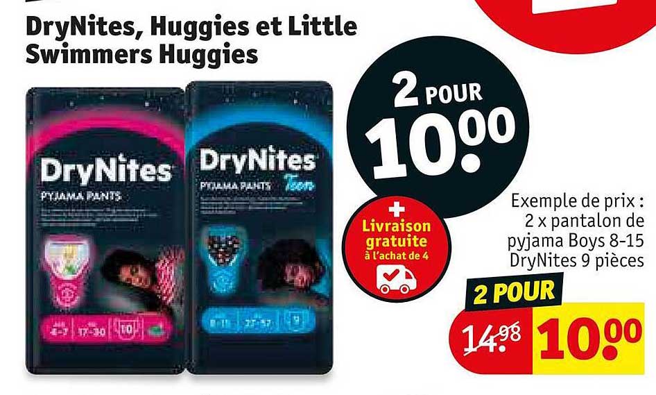 drynites huggies et little swimmers huggies
