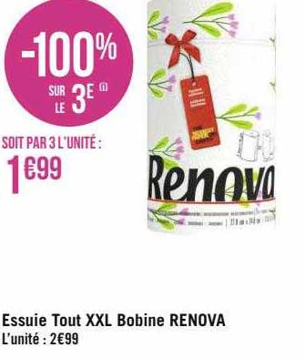 essuie tout xxl bobine renova