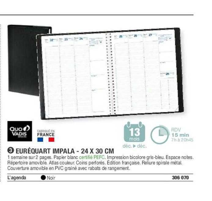 euréquart impala - 24 x 30 cm quo vadis