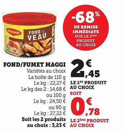 Fond Fumet Maggi -68% De Remise Immédiate Sur Le 2ème Produit Au Choix