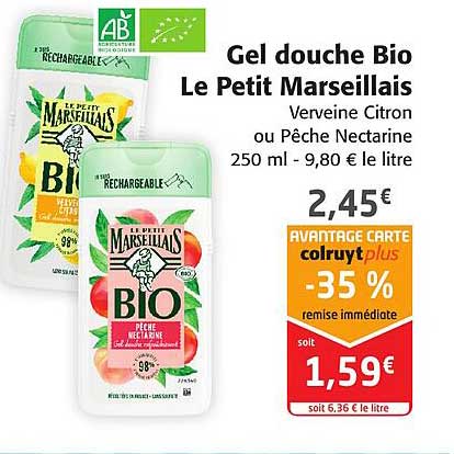 Gel Douche Bio Le Petit Marseillais