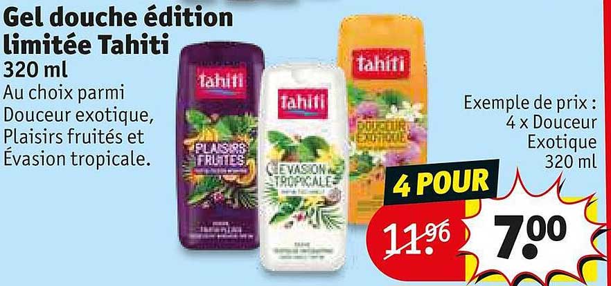 Gel Douche édition Limitée Tahiti