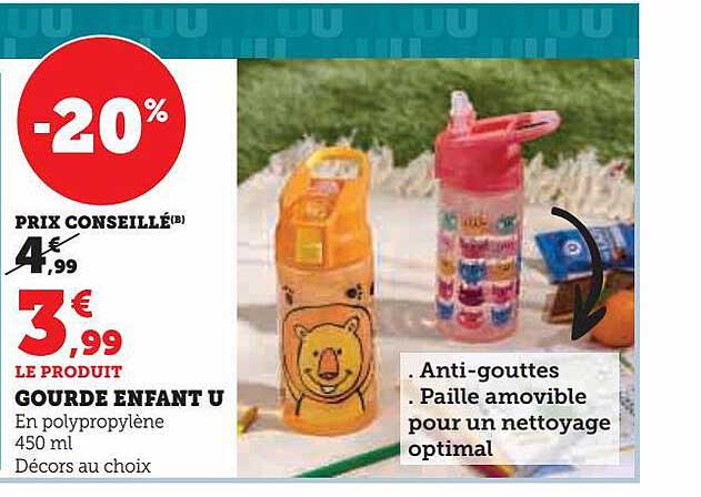Gourde Enfant U