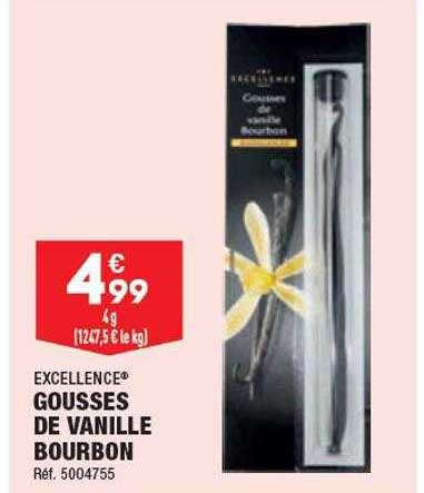 gousses de vanille bourbon excellence