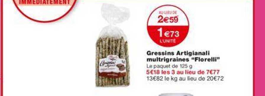 gressins artigianali multigraines "florelli"