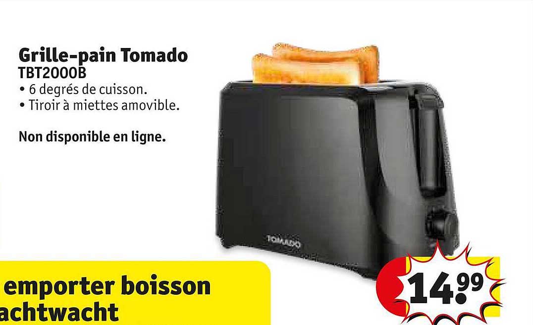 grille-pain tomado