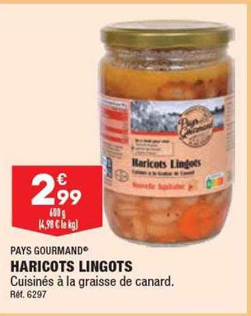 haricots lingots pays gourmand