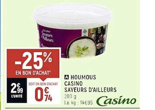 houmous casino saveurs d'ailleurs