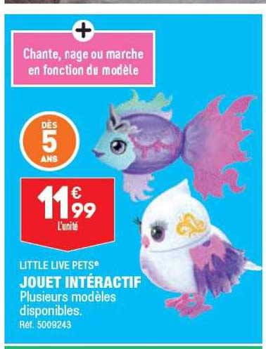 jouet intéractif little live pets