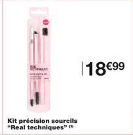 kit précision sourcils "real techniques"