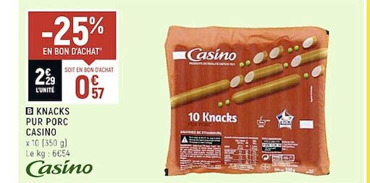 Knacks Pur Porc Casino