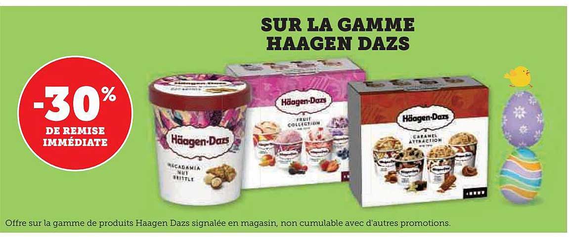 la gamme häagen dazs