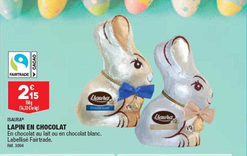 lapin en chocolat isaura