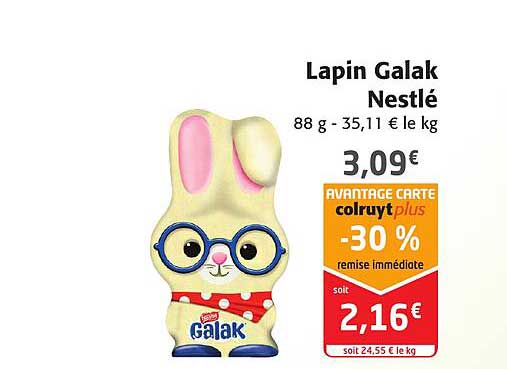 lapin galak nestlé