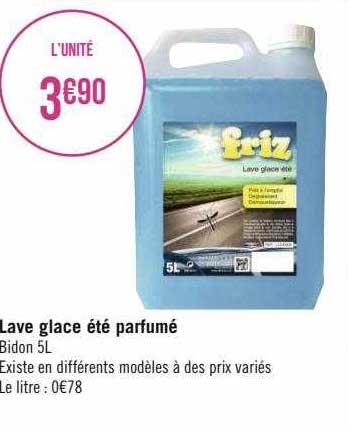 lave glace été parfumé